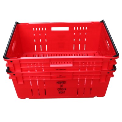 Hot Sale Red 100% Virgin PP Cheap Vegetable Mesh Plastic Basket