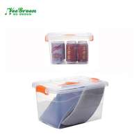 Home Use Kitchen Small Clear Plastic Storage Boxes with Lids