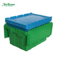 Industrial Plastic Tote Box with Dolly